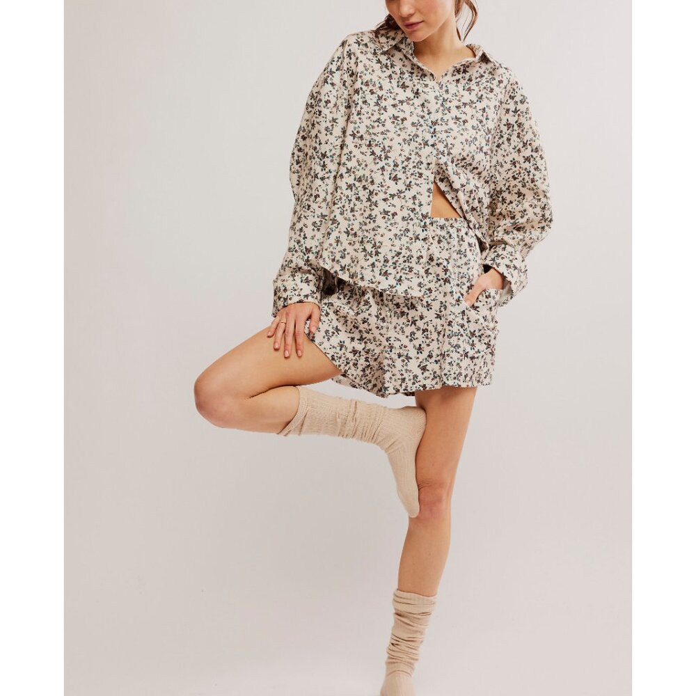 FREE PEOPLE Early Morning Sleep Set / Ivory Combo - Picture 5 of 11